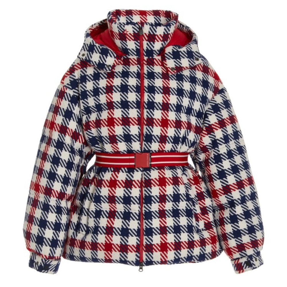 PERFECT MOMENT 'STAR GINGHAM' PLAID SKI JACKET - SIZE M - MSRP $990.00